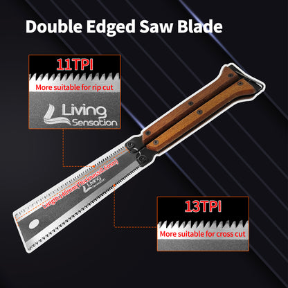 Japanese Hand Saw Hard Pull Saw Foldable SK5 Blade with Gift Box