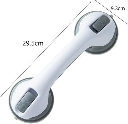 2PCS Suction Grab Rail Shower Support Handle Heavy Duty Grab Bar for Bathtubs and Showers Non-Slip Grip Handrail for Elderly