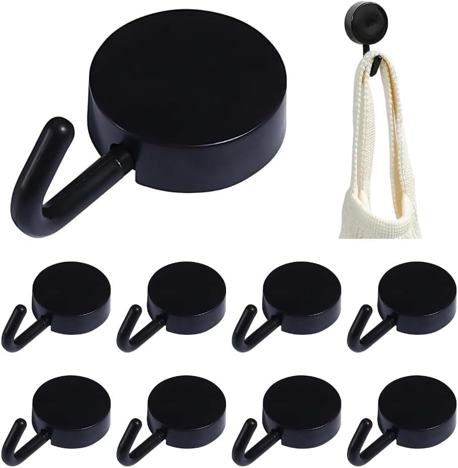 10PCS Self Adhesive Hooks, Waterproof Utility Wall Hanging Heavy Duty Towel Hooks