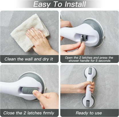 1PCS Suction Grab Rail Shower Support Handle Heavy Duty Grab Bar for Bathtubs and for Elderly